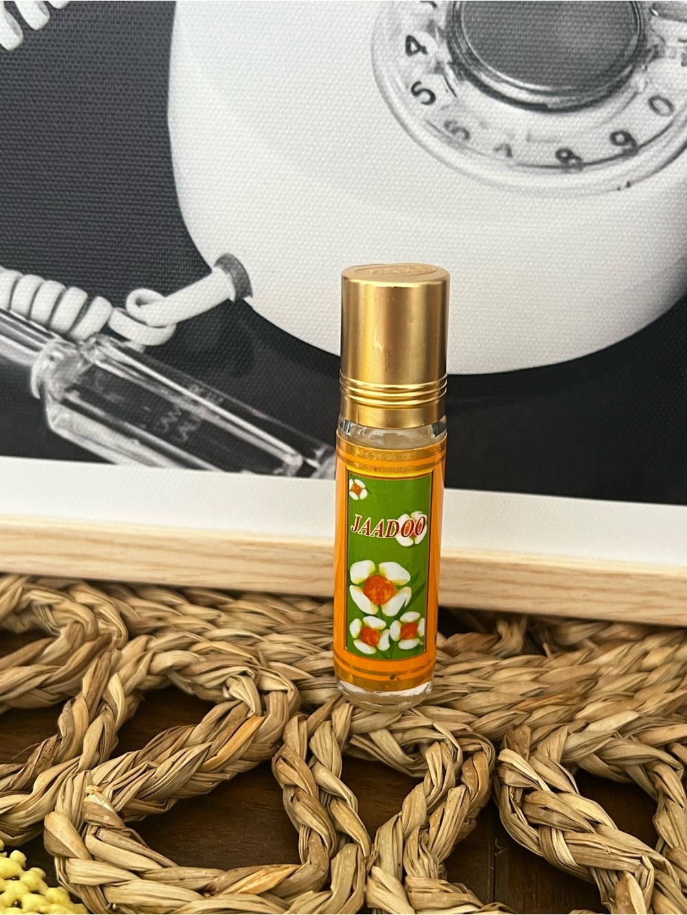 Jasmine Roll-On Perfume Oil — Green & Gold